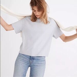 NWT Madewell (Re)sourced BioFibre™ Seamed Tee